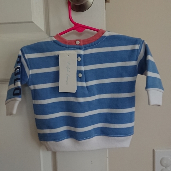 New With Tags RALPH LAUREN Baby Crewneck Sweatshirts 3M - Picture 2 of 15